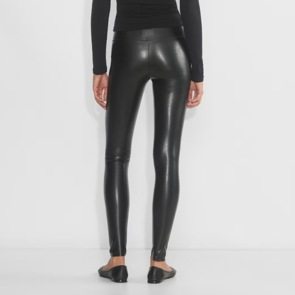 Aritzia Wilfred Japanese Un-real leather Daria pants SZ S NWOT - Picture 4 of 11